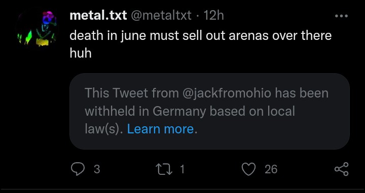 knueppelmann300's tweet photo. @metaltxt https://t.co/acbxJczHpS