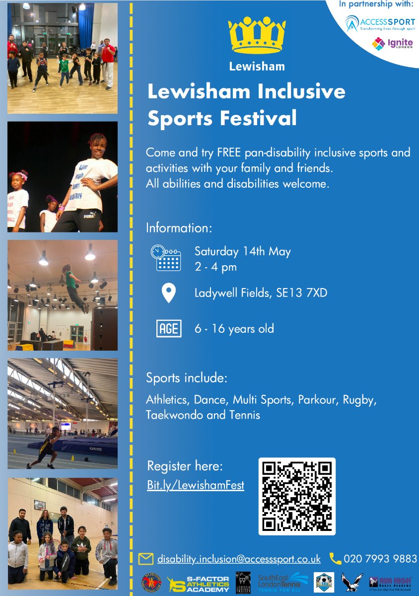 Lewisham Inclusive Disability Sports Festival - mailchi.mp/southeastlondo…
