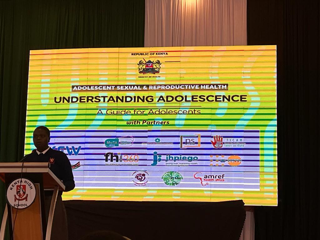 TICAH_KE's tweet photo. "This is an era of change, understanding Adolescents and the future of Kenya is true power. Understanding Adolescence as per the guide is the key" The adolescents representative remarks on #AdolescentHealth https://t.co/OZIUxkTrl8