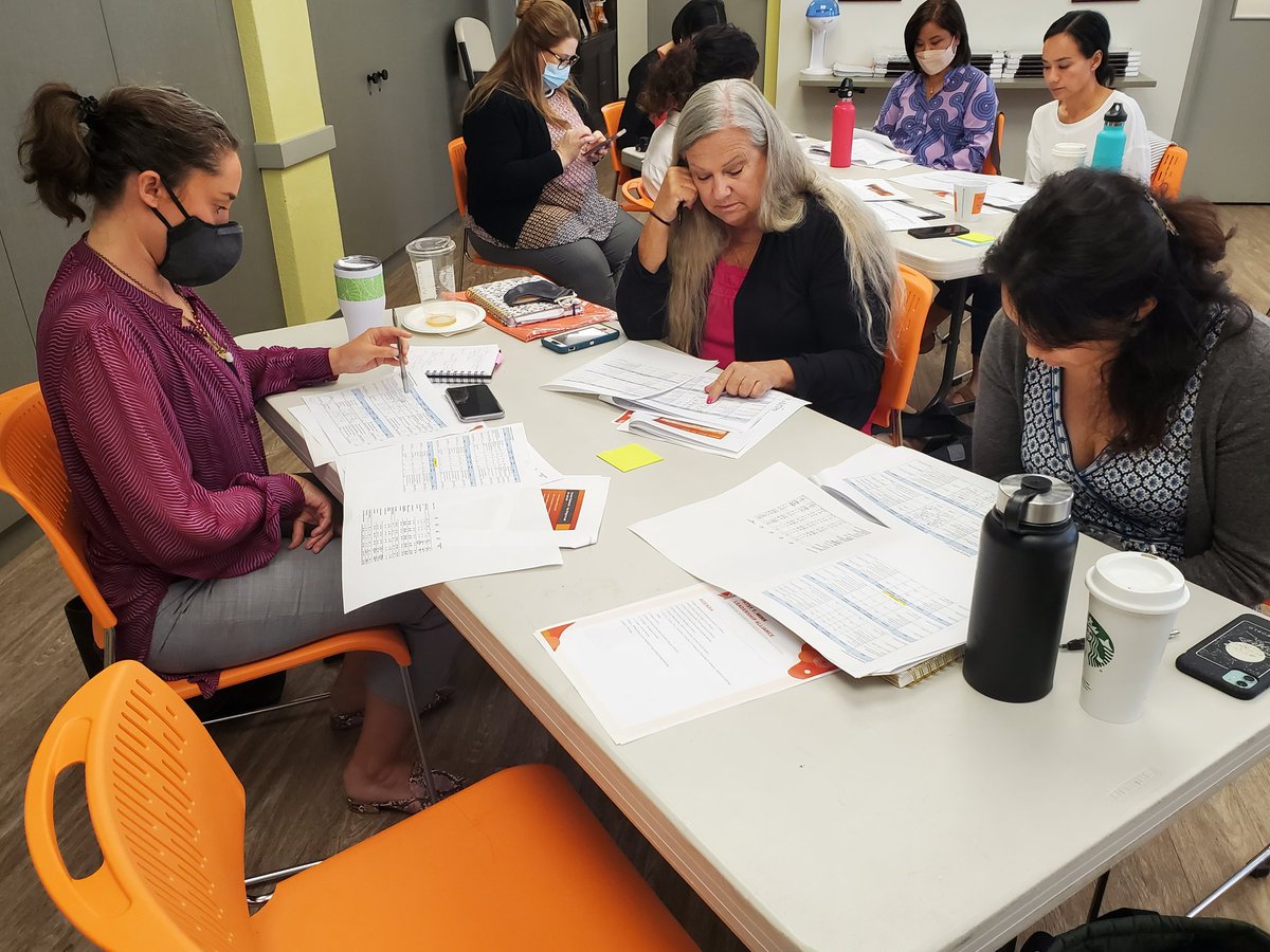 DaphneOkunaga's tweet photo. Today was our last #PTMLA session and I learned a useful exercise that I plan on doing with my class next year to strengthen the data portion of their presentation. Mahalo to @CPBHawaii Dayna Matsumoto and @asbhawaii Emi Au for leading this session on Business Acumen. #808educate https://t.co/TQeuTusVIh