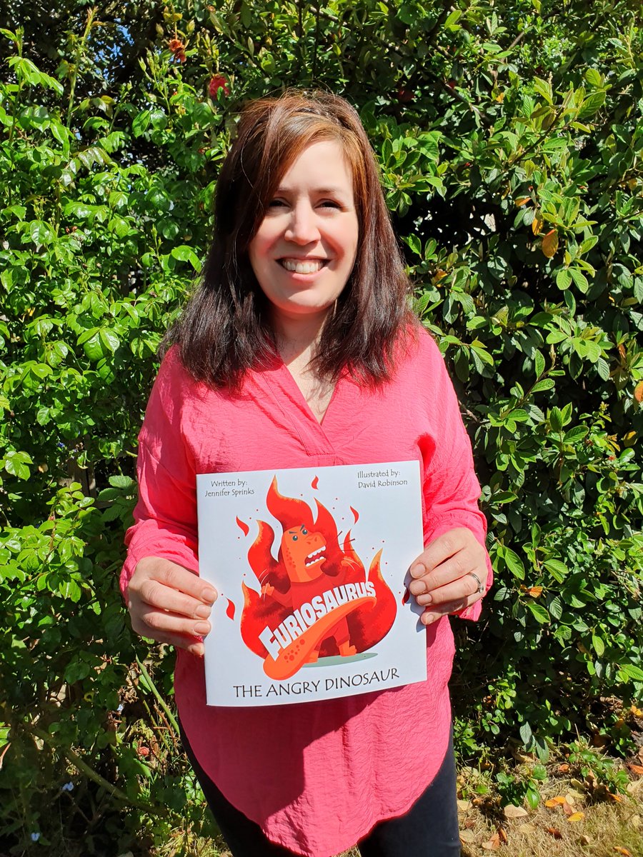 JenniferSprinks's tweet photo. Launch day! Furiosaurus the angry dinosaur - a children's picture book. 10% off orders this week via https://t.co/N32iWU6PWb #MentalHealthAwareness  @sianwilliams100 @EmmaWillis https://t.co/KqG6Ql3yEU