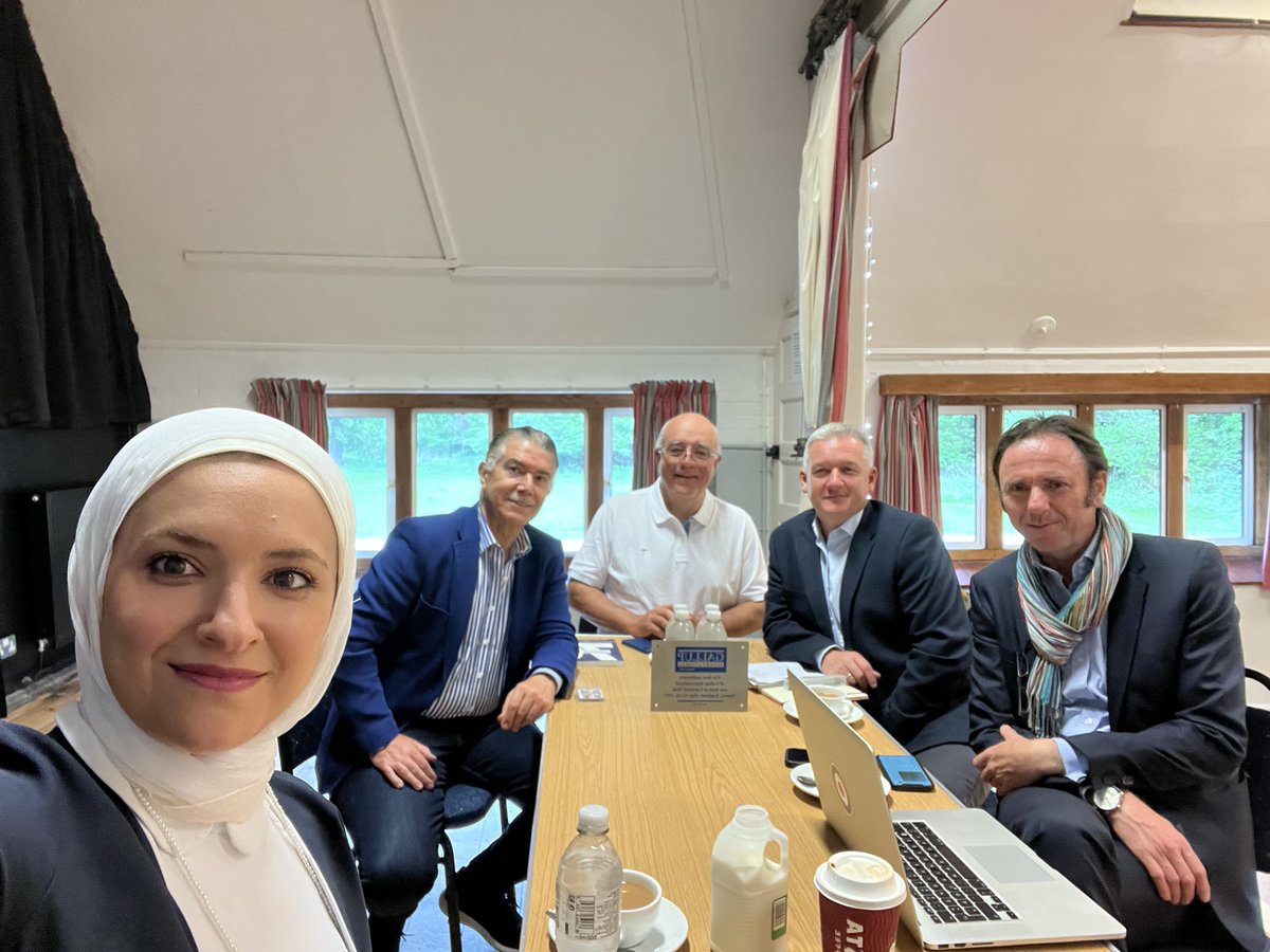 ORB_Johnny's tweet photo. 75yrs ago today 12 international pollsters gathered in Loxwood England for 5 days under leadership of dr George Gallup.  The outcome was the formation of Gallup International. And then @esomar @wapor and @TweetMRS    Yesterday we visited and held a board meeting on the same site https://t.co/wybUgWzeYV