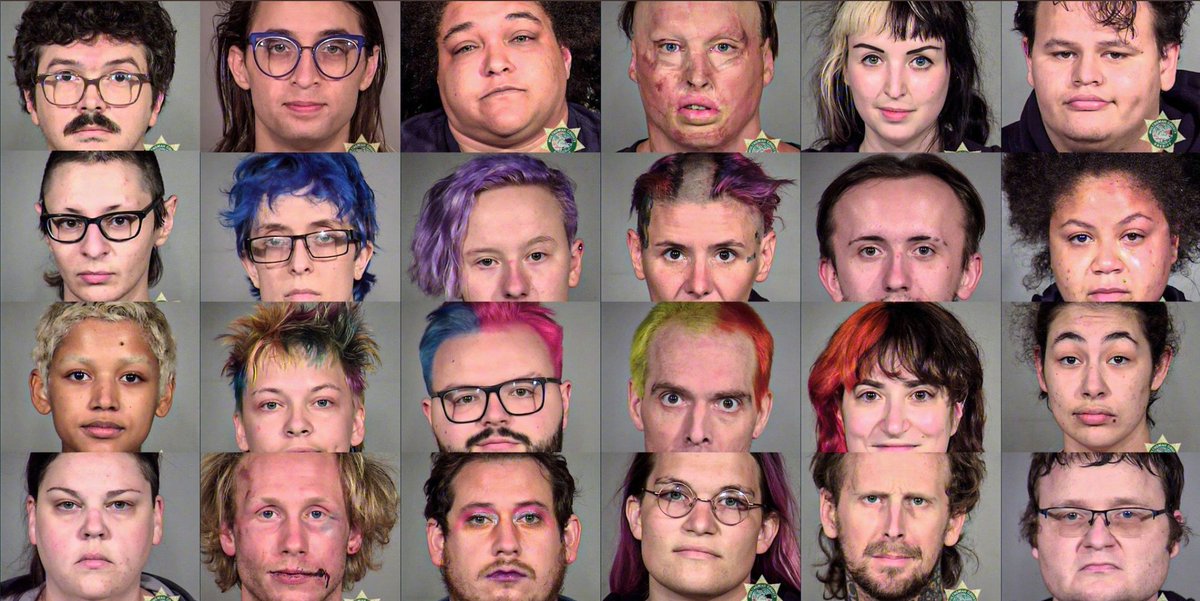 InfraHaz's tweet photo. These are what all the aggressive leftoids on Twitter look like

The question we should start asking is, at what point is it a different species? This is not ironic. Is this human anymore? Is this 'one of us?' They sort of look like us, but they are not.

It's terrifying. https://t.co/B2CJn53YT5