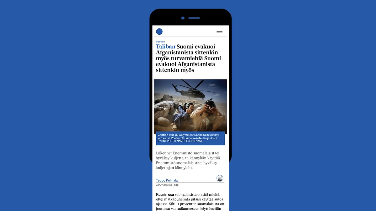 annathurfjell's tweet photo. Today the first version of the websites is launched in Finland. It is the largest design project my studio working with: A digital reform project of 60 websites in Finland. See story:https://t.co/OC6GcdYTHP
#newsdesign #newsmedia https://t.co/6l7rWsRFgg