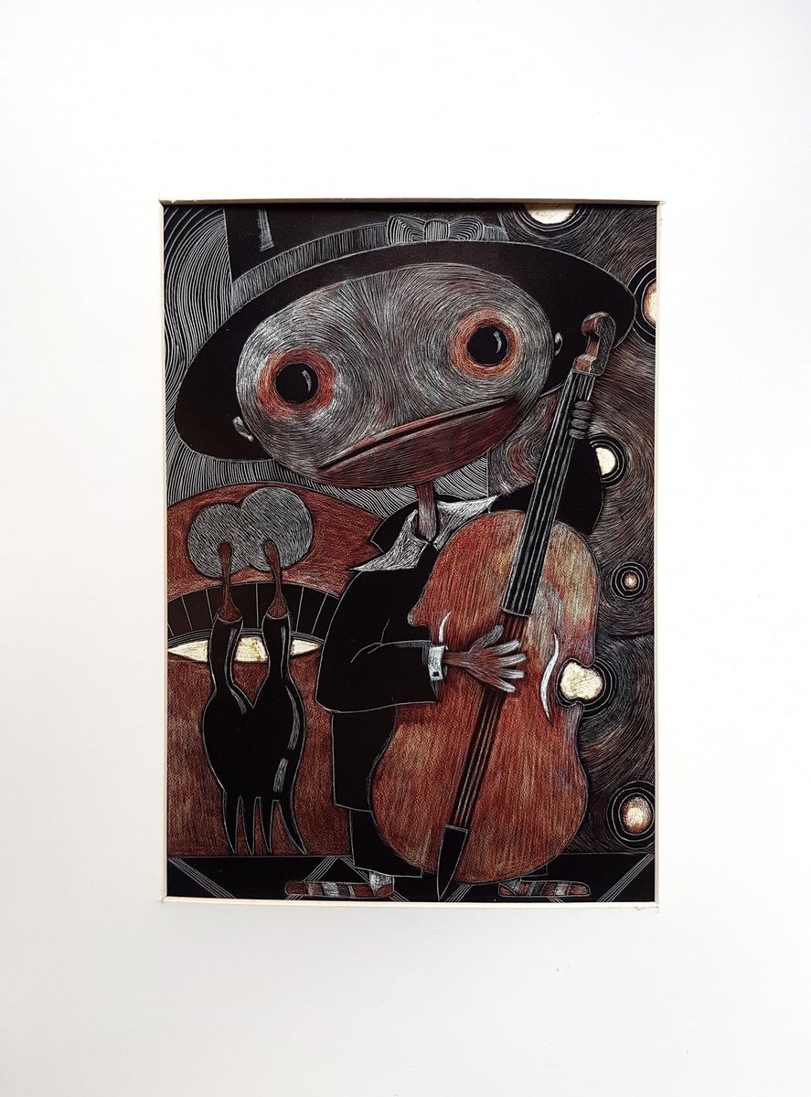 levan_vekua's tweet photo. "Jazz"

The Work is done without paint, (with my own technique and material) without the use of pencils or any other drawing tools.
(mywork)

🔴Follow
🔴Like

#art #artwork  #illustration #Jazz #figurativeart #Artists #artgallery https://t.co/LVpcnHIPxj