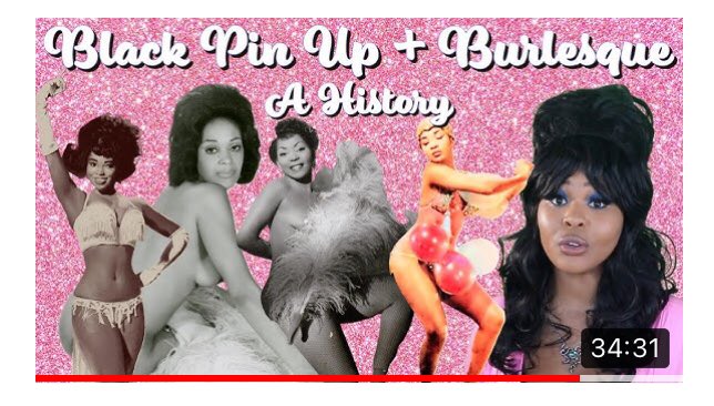 ankobeans's tweet photo. This was a great video essay!

A Black Women's History of Pinup and Burlesque 
https://t.co/r1eYIDhYq7 https://t.co/hLW60YvDeq