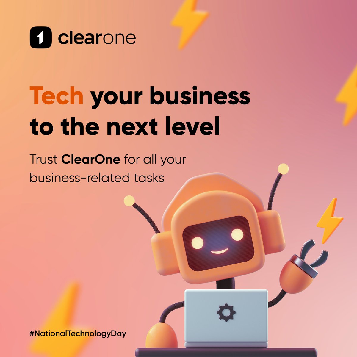 Clr_One's tweet photo. On #NationalTechnologyDay, let's celebrate the valued contribution of the engineers, researchers, and all the techies who have helped define ClearOne's growth and our country's progress. https://t.co/KmhQjFJOGA