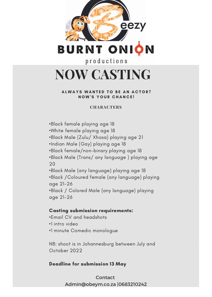 Burntoniontv's tweet photo. So you say you can act? Then show us what you got. Details in the poster below. Deadline is on Friday. #AlwaysCooking #WeMakeTV #WeMakeFilms https://t.co/lgqcCH15vw