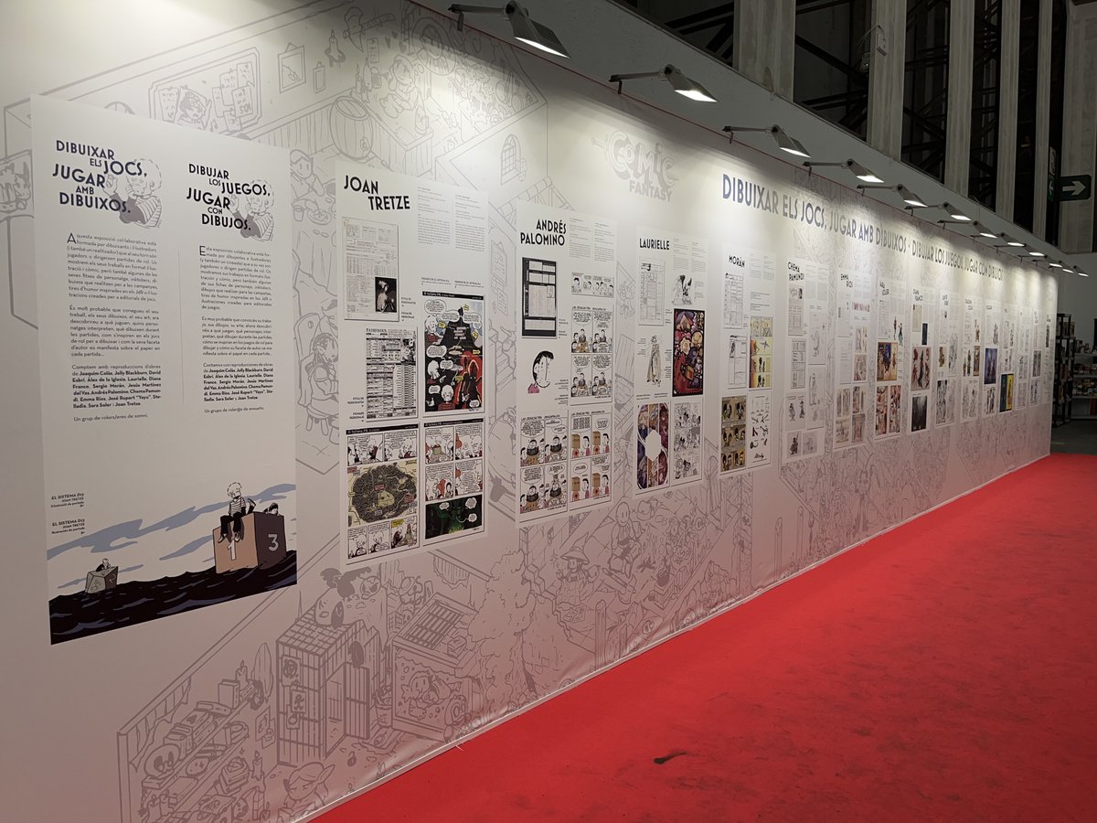 celspinol's tweet photo. Habrá más sobre #40ComicBCN, pero la mención y el AGRADECIMIENTO super especial se lo lleva la gran diseñadora Rut Serrano @haditje por haber realizado un esfuerzo titánico y conseguir que tanto #FanhunterFanboria como la expo de #ComicFantasy22 estuvieran a tiempo. @COMIC_bcn https://t.co/RcKcoF1I7e