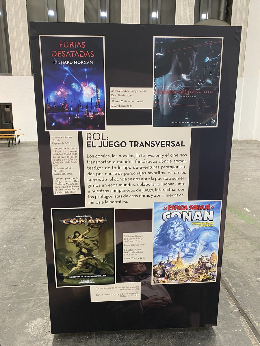 celspinol's tweet photo. Habrá más sobre #40ComicBCN, pero la mención y el AGRADECIMIENTO super especial se lo lleva la gran diseñadora Rut Serrano @haditje por haber realizado un esfuerzo titánico y conseguir que tanto #FanhunterFanboria como la expo de #ComicFantasy22 estuvieran a tiempo. @COMIC_bcn https://t.co/RcKcoF1I7e