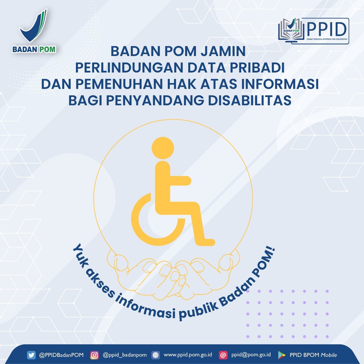 Yuk cari tahu melalui infografis berikut!
.
.
#ppidbpom
#hakuntuktahu
#keterbukaaninformasipublik
#klasifikasiinformasi
#ramahdisabilitas
#lindungidatapribadi