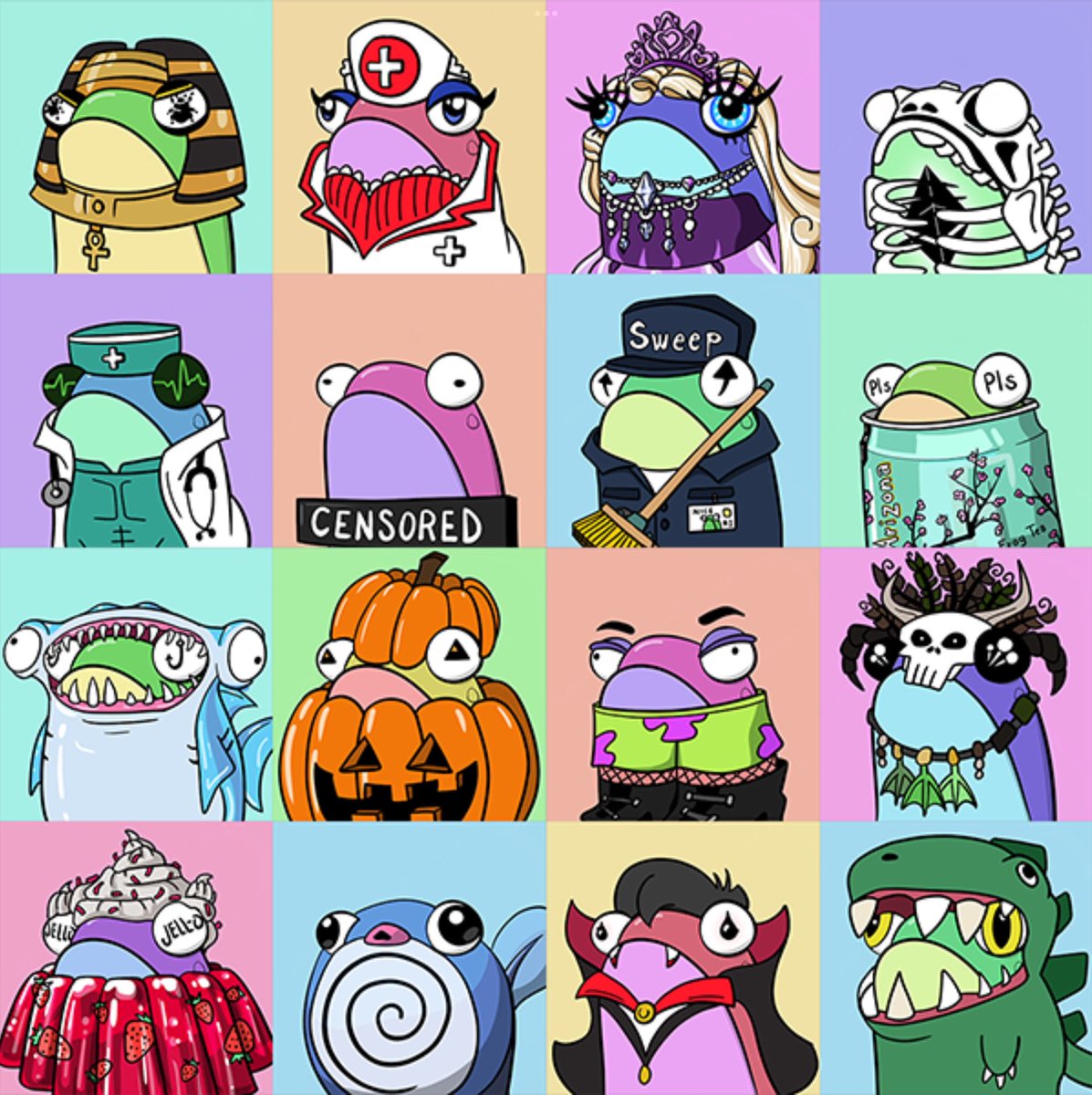 Stunned Frogs NFT tweet media