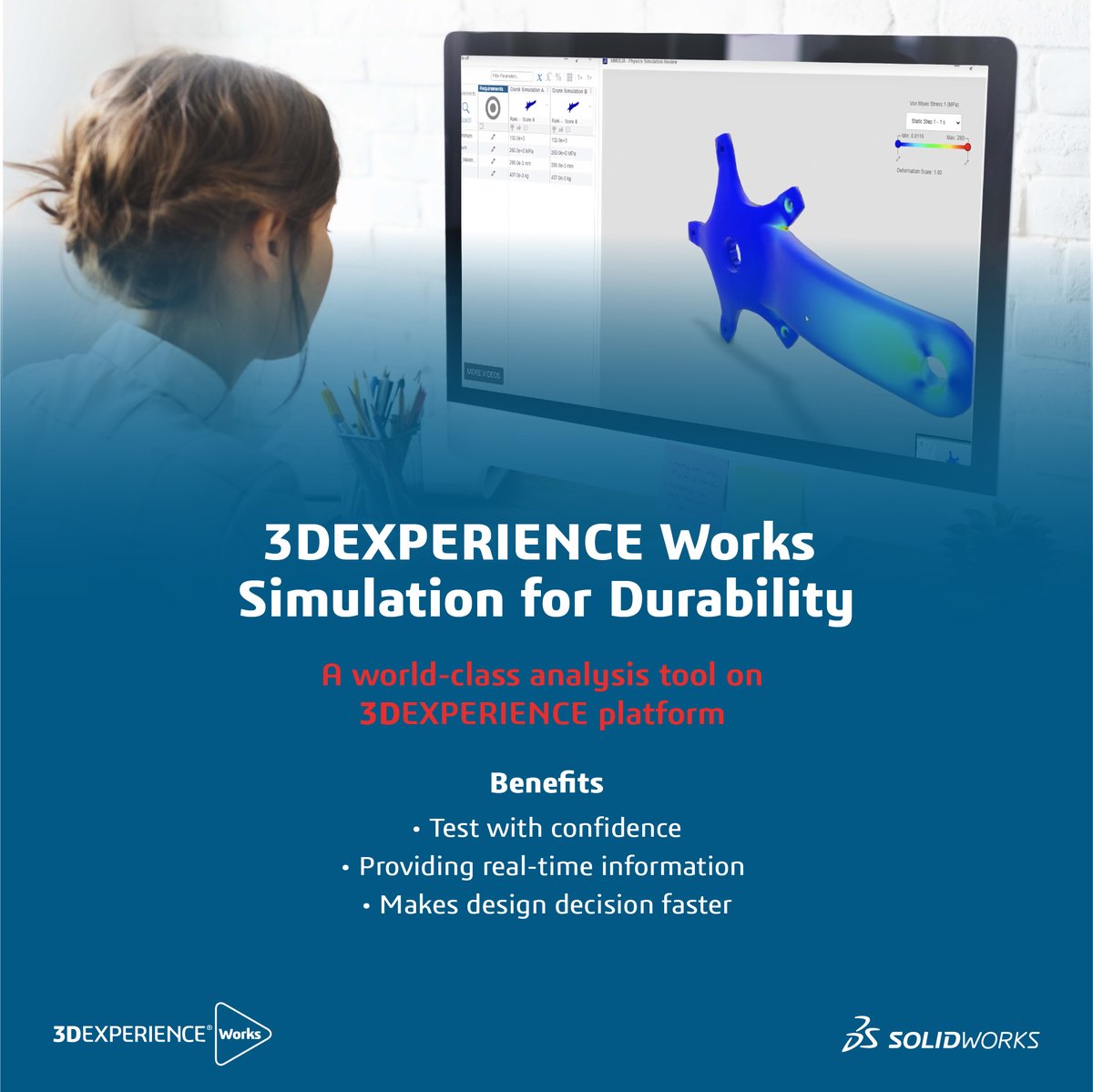SOLIDWORKSIndia's tweet photo. Whatever the demands of your product design, 3DEXPERIENCE Works Simulation has the capabilities to deliver.
To know more visit
https://t.co/0X3HzpFtRL
#SOLIDWORKS #3DEXPERIENCEWorks #3DSIndia #Product #CAD #Simulation #SWX2022 https://t.co/Zb8oy8FDJS