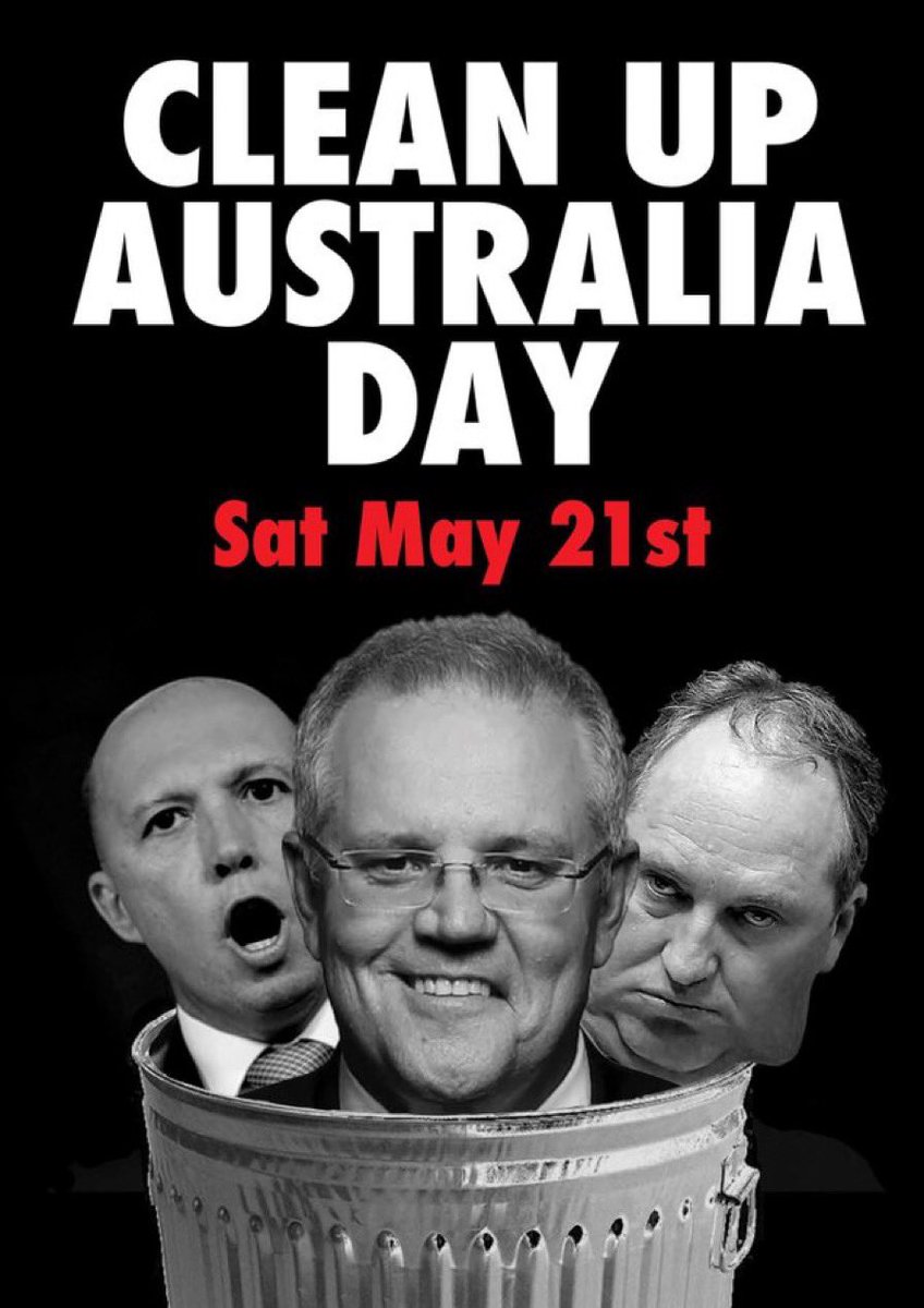 ____Zombie____'s tweet photo. Bin them on May 21 and in pre polls  #IHateMorrison https://t.co/T3TbUDAdnq