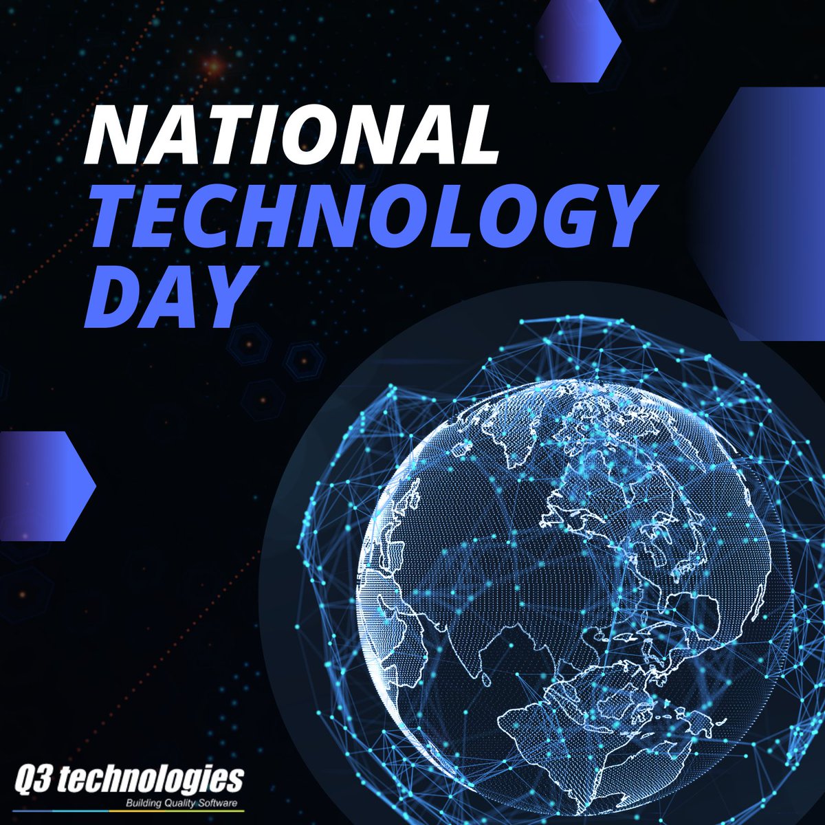 q3technologies's tweet photo. Any sufficiently advanced technology is indistinguishable from magic and we are the magicians.
Q3 technologies Wishing You a Very Happy National Technology Day. #q3tech
#NationalTechnologyDay #technologyday #technology https://t.co/grmU5ZlTWj