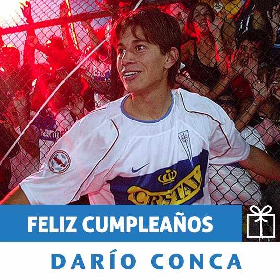 CUCoficial's tweet photo. FELIZ CUMPLEAÑOS @concaoficial ! 🎉🎉🎉🥳

🎈🎂✨

#DarioConca
#LasCruzadas #LosCruzados ⚪️🔵⚪️ https://t.co/eFVjosDedJ