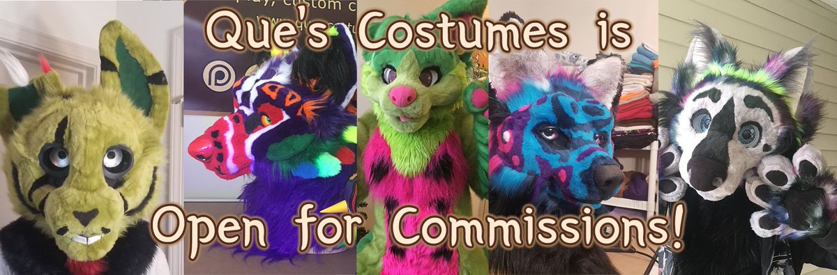QuesCostumes's tweet photo. Just a reminder that we're *OPEN* for commissions! Small queue &amp; fast turnaround times. AC deadline for select items!

Shoot us an email with details > Ques.Costumes@gmail.com

Prices > https://t.co/mOblQ0B4gO

More examples > https://t.co/9POucvHAEg https://t.co/YVaTtyiUOs