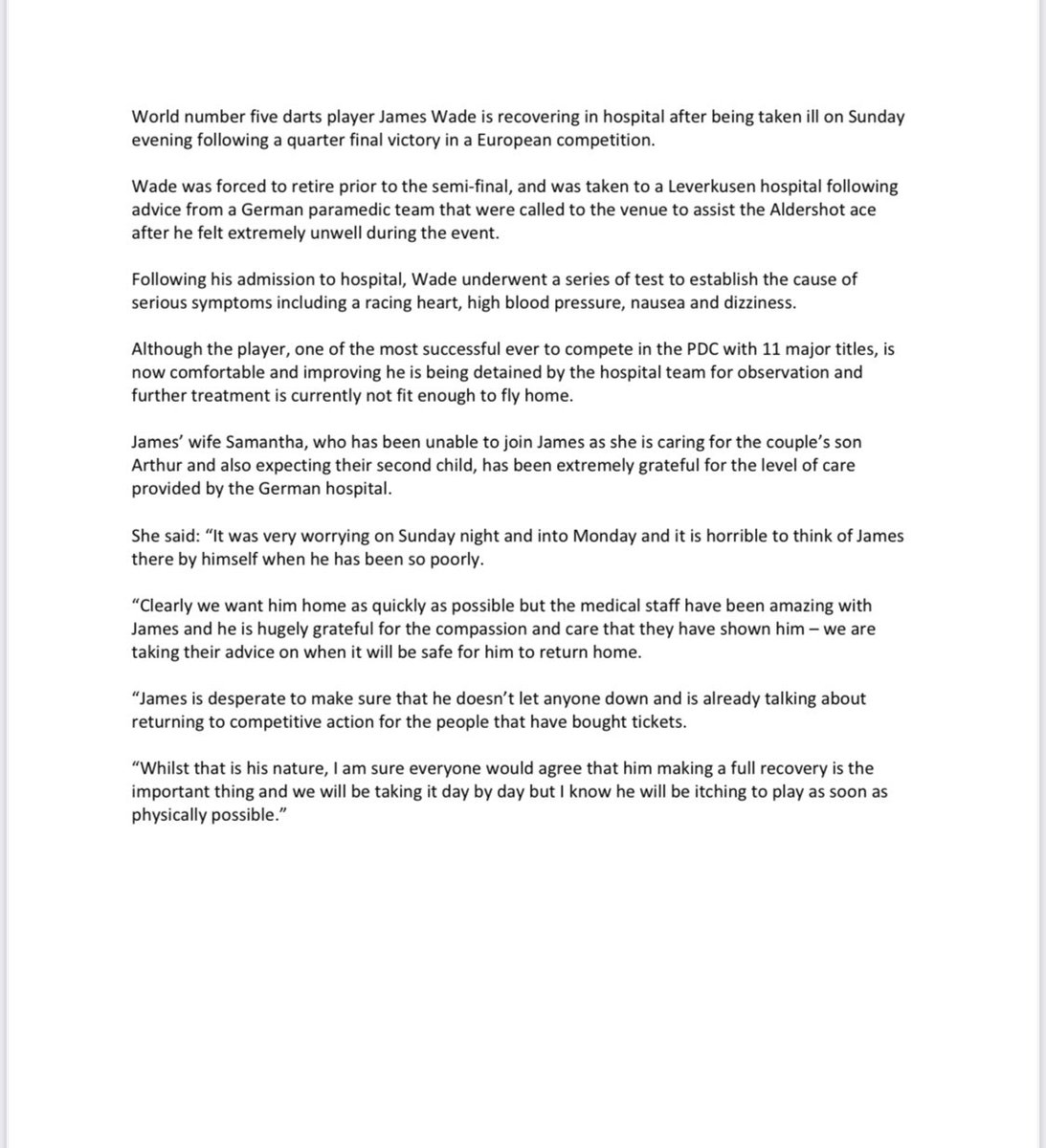 James Wade tweet media