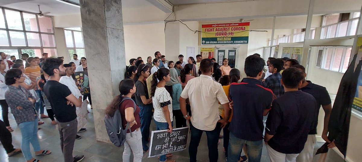 SudhaKhatri_5's tweet photo. Jai Ayurveda
#strikeforstipend
#equalityforayurveda
#bamsstipendincrement
#justiceforayurveda
@cmoffice
@healthminister#strikeforstipend https://t.co/HNNU7zPldd