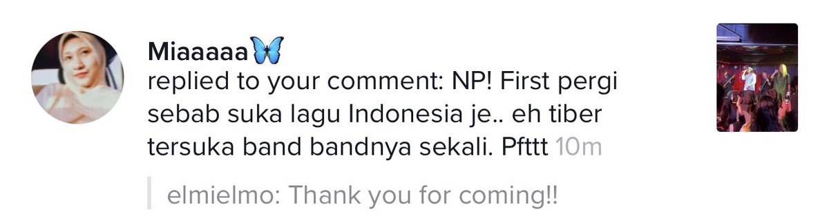 "Band takde maruah main gig lagu cover".