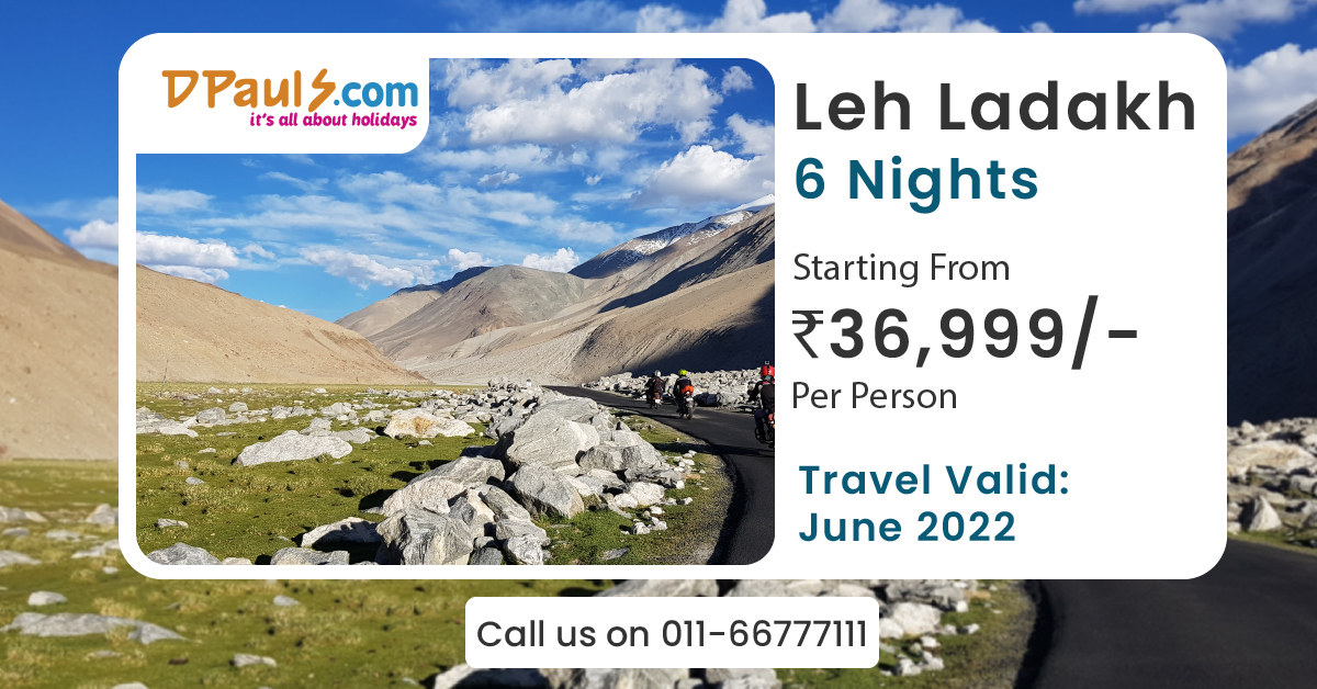 dpauls_travel's tweet photo. Best Of Leh With Nubra And Pangong 6 Nights Package Starting from Rs.36999/-pp
Incl:- Airfare, Stay, Sightseeing, Meals (Breakfast & Dinner), Etc.
For more details, Call on 011-66777111.
#DPauls_Travel #LehLadakh #LehPackages #lehTour #nubravalley #TourPackages #HolidayPackages https://t.co/YUpLnuZ36r