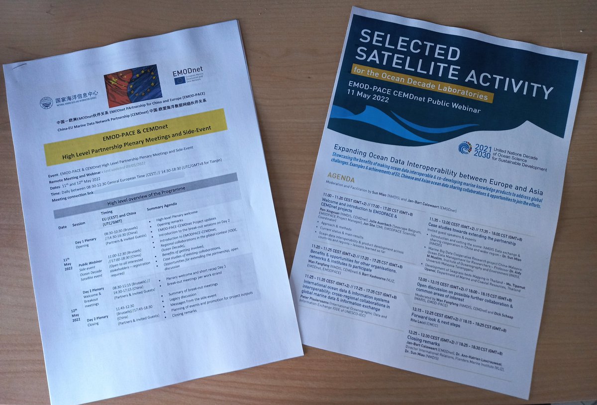 cecile_nys's tweet photo. Let's start!
2 very intense days @EMODnet for the Plenary meetings of the #EMODPACE and #CEMDnet and our endorsed #OceanDecade event
You can still join our event on #Ocean #Data #Interoperability between #EU and #Asia :
https://t.co/LFrOW5NqCv https://t.co/4DzaW45DJW