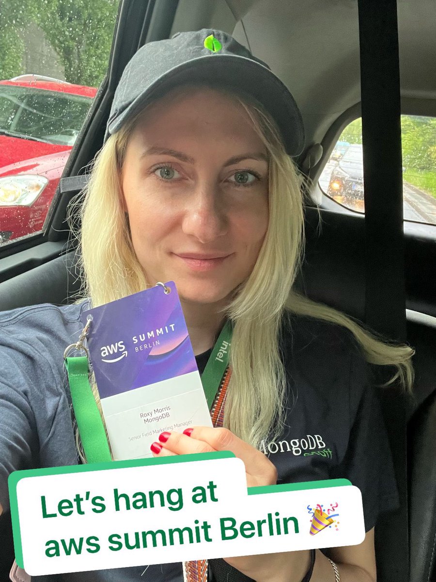 Hyproproxy's tweet photo. Help me reach my personal fist bump goal at the @MongoDB booth. I want to 🤜🏻🤛🏽 a minimum of 500 people this week. I’ll give really cool swag as a return promise! #AWSSummit #awssummitberlin https://t.co/q9PZmh6jsz