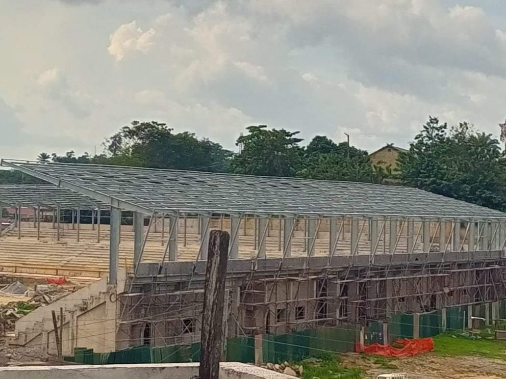 WestEndRadmn's tweet photo. The current state of the T &amp; A Park, Tarkwa which is under construction.
The project is funded by Goldfields Ghana Limited. https://t.co/FEdGC0Sguo