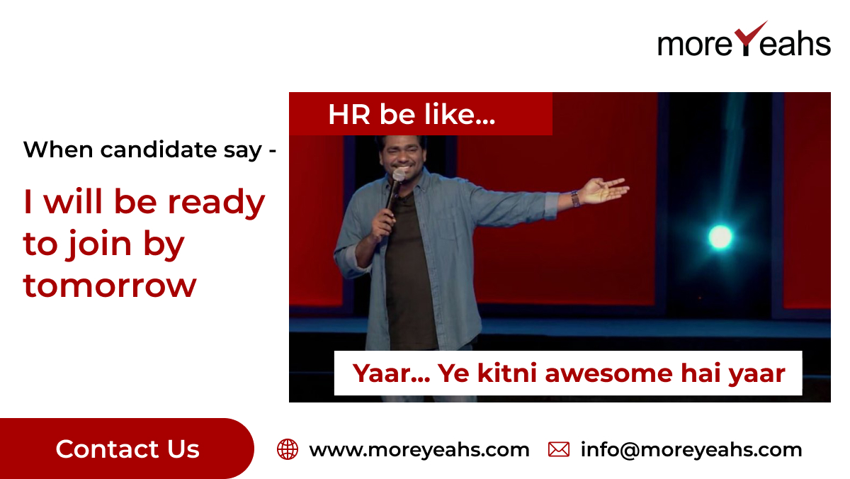 MoreyeahsInc's tweet photo. le* HR's Awesome feelings will be like! 😍
When the new joiners are ready to join by tomorrow.
.
.
#moreyeahs #MEMES #hrmemes #humanresources  #Hiring #employeememes #employeememesfunny #newjoiners #JobSearch  #workplaceculture #EmployeeExperience #business #work #job https://t.co/KNRpBWBqAN