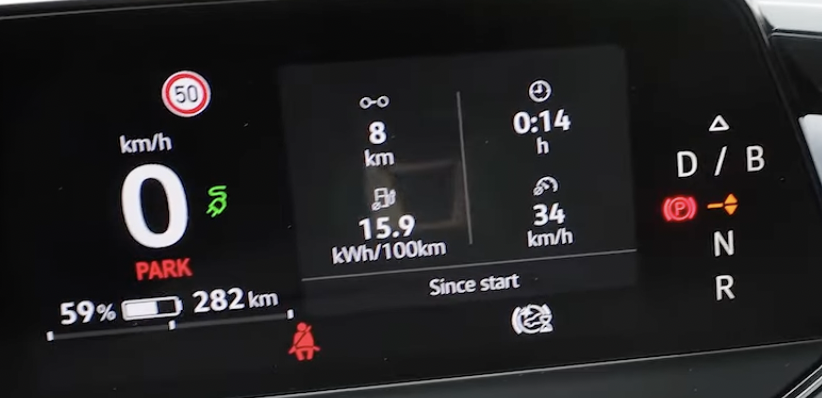 elektrologisch's tweet photo. Verbrauchsinformationen kommen mit der VW https://t.co/eL05IoZp6J 3.1 in das Fahrerdisplay. Und das entweder klein oder gross und mit der OK Taste kann zwischen "Seit Start" und "Langzeit" gewechselt werden #vwidsoftware31 #cariad #volkswagen #vw #tripinfo https://t.co/0cop79SbUK