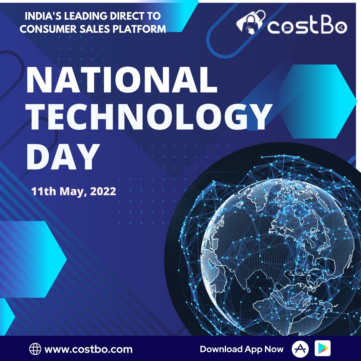costbo_connect's tweet photo. India celebrates National Technology Day on May 11 as it was on this day in 1998 the country successfully conducted the famous Pokhran nuclear tests. The operation was executed by late President Dr. APJ Abdul Kalam.
#NationalTechnologyDay
#CostBo #D2c #Pokhran #APJAbdulKalam https://t.co/6Sdx7zGETq