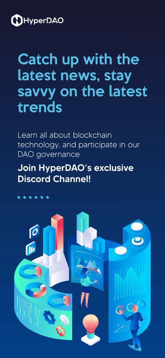 Hdao_Official's tweet photo. Catch up with the latest news, 
stay savvy on the latest trends

Learn all about blockchain technology,
and participate in our DAO governance 
Join HyperDAO’s exclusive Discord Channel!

Discord : https://t.co/z93lOr5Lmi

Join us! https://t.co/moHc7zmjI5