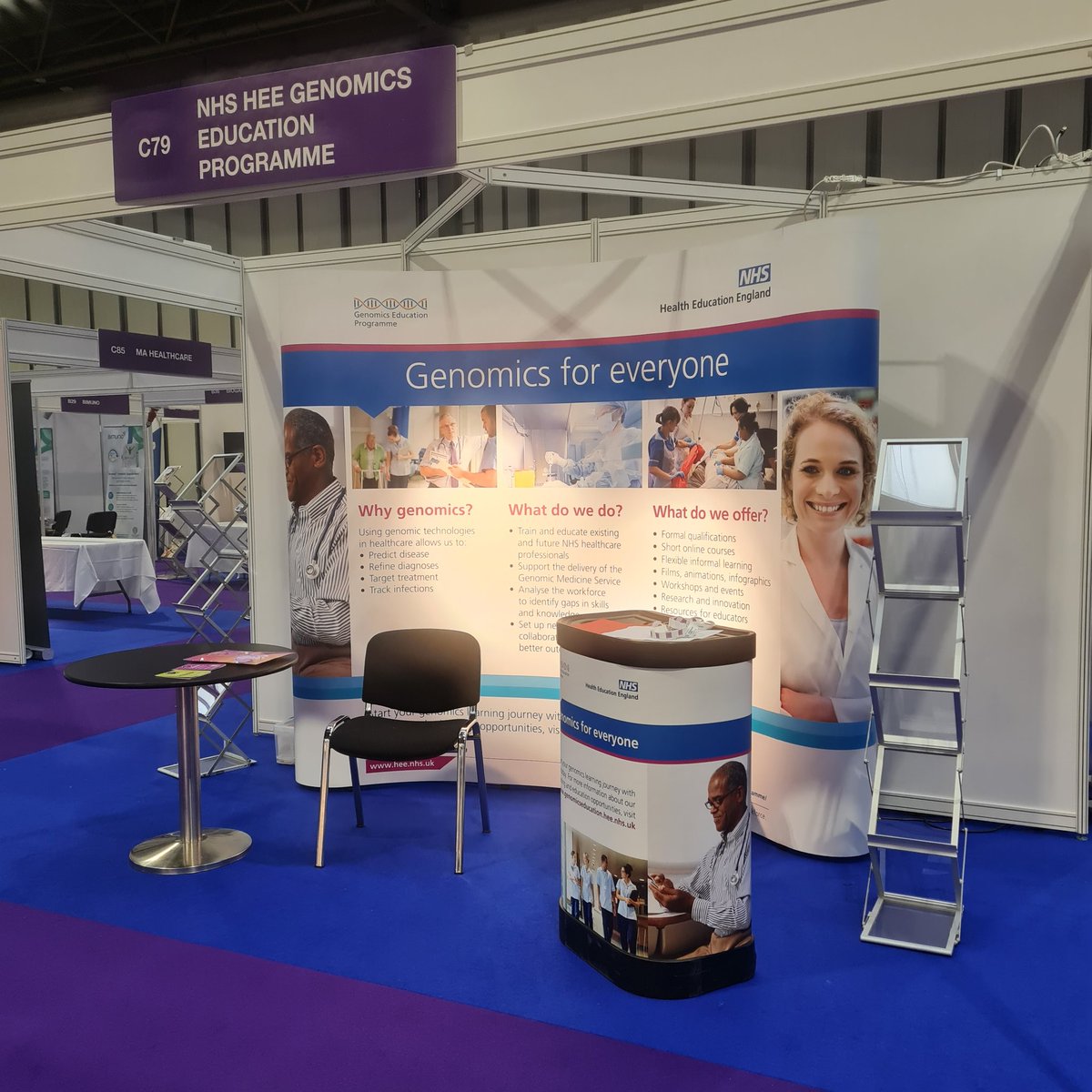 LisaDew_1's tweet photo. How do we embed Genomics in Primary Care? Come and say Hello on stand C79 today or tomorrow @CaS_Genomics  @genomicsedu https://t.co/LQ9zE10wuz