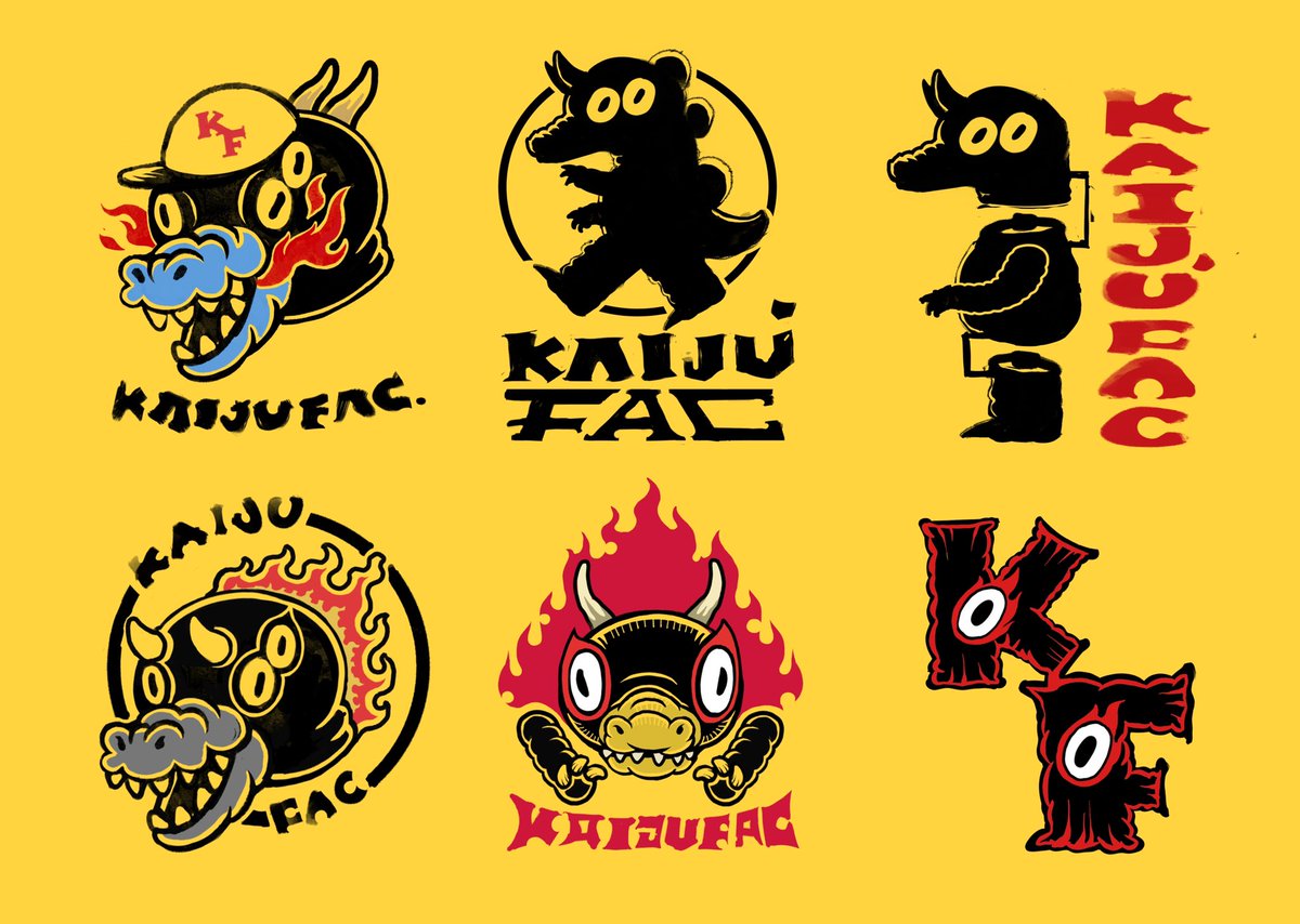 kaijuclubNFT's tweet photo. GM! 🌞 Here’s some unuse LOGO DESIGN for
@KaijuLimited 
It was fun making these!😘😘
#NFTs #NFT #NFTART #graphicdesign https://t.co/2SRTp3nLQ7