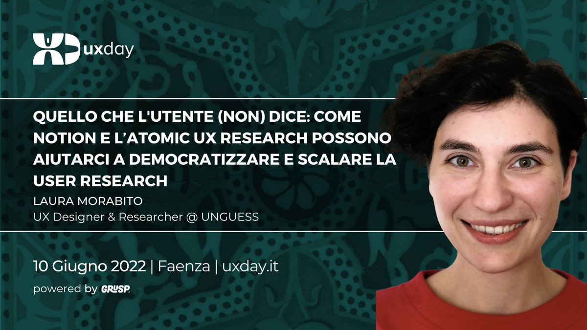 uxday | 7 Giugno 2024 | Faenza tweet media