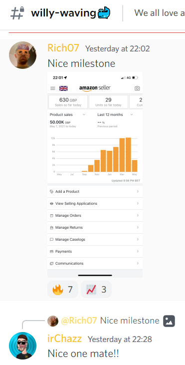 £50K sales for our man Rich 🚀

Members are hitting new milestones everyday 📊

From first sale to scale we've got you covered ✅

Start your amazon journey today with TGT 👇

bit.ly/TheGravyTrainU…