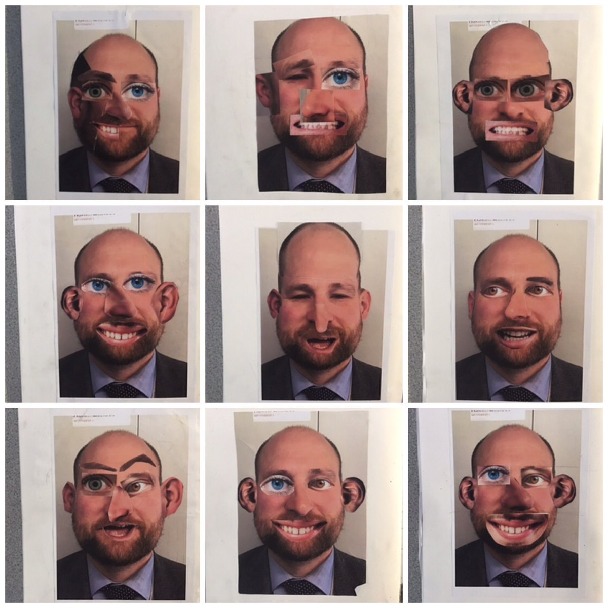 Huge thanks to our deputy Head Mr Oakes for agreeing to be the subject for my yr7 class and their exploration into Picassos cubist theory…. Some amazing creations capturing great likeness #cubist #deputyhead