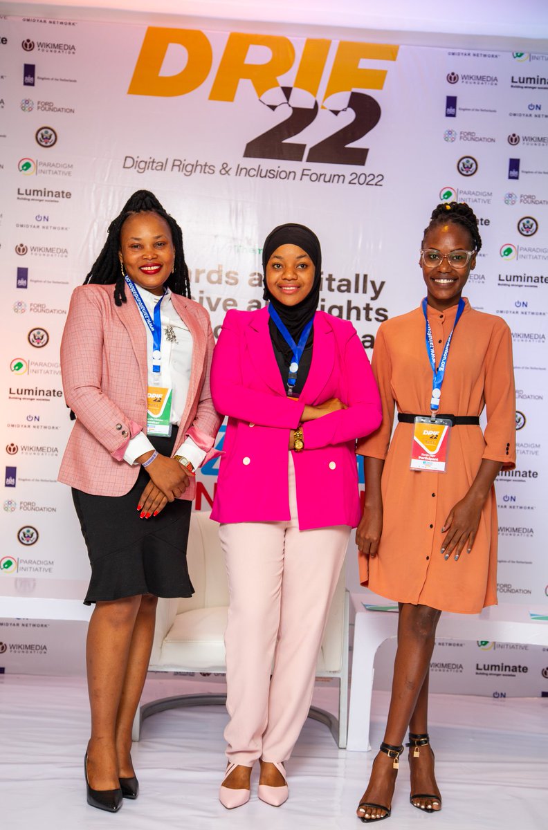 ZuhuraOm's tweet photo. Digital Rights and lnclusion Forum 2022
#DigitalRightsTz #DRIFF22 #DRIFF22Tz
@ZainaFoundation @ParadigmHQ https://t.co/tIcPYJdeGv