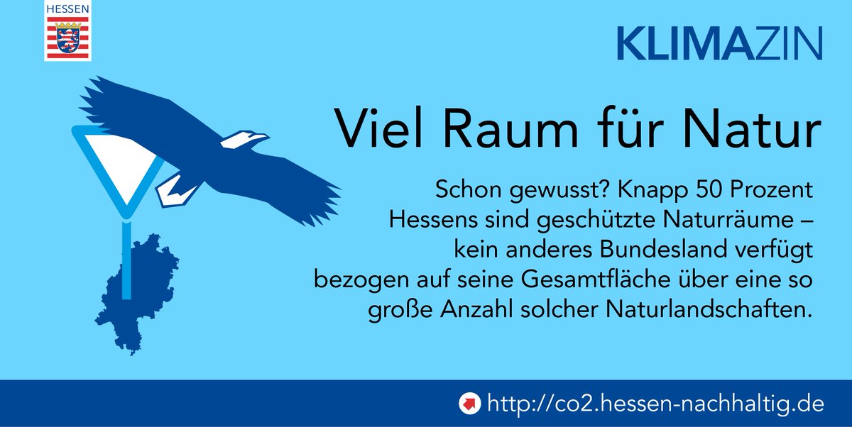 FinanzenHessen's tweet photo. Wusstest Du schon, dass die Hälfte unseres Hessenlandes aus geschützten Naturräumen besteht? 
Weitere Infos zu unseren #Naturlandschaften in #unserer KLIMAZIN-Ausgabe 👉 https://t.co/3Bvn9x9pLt #CO2neutraleLandesverwaltung #Nachhaltigkeit #Klimaschutz https://t.co/KDQTjeqgxw