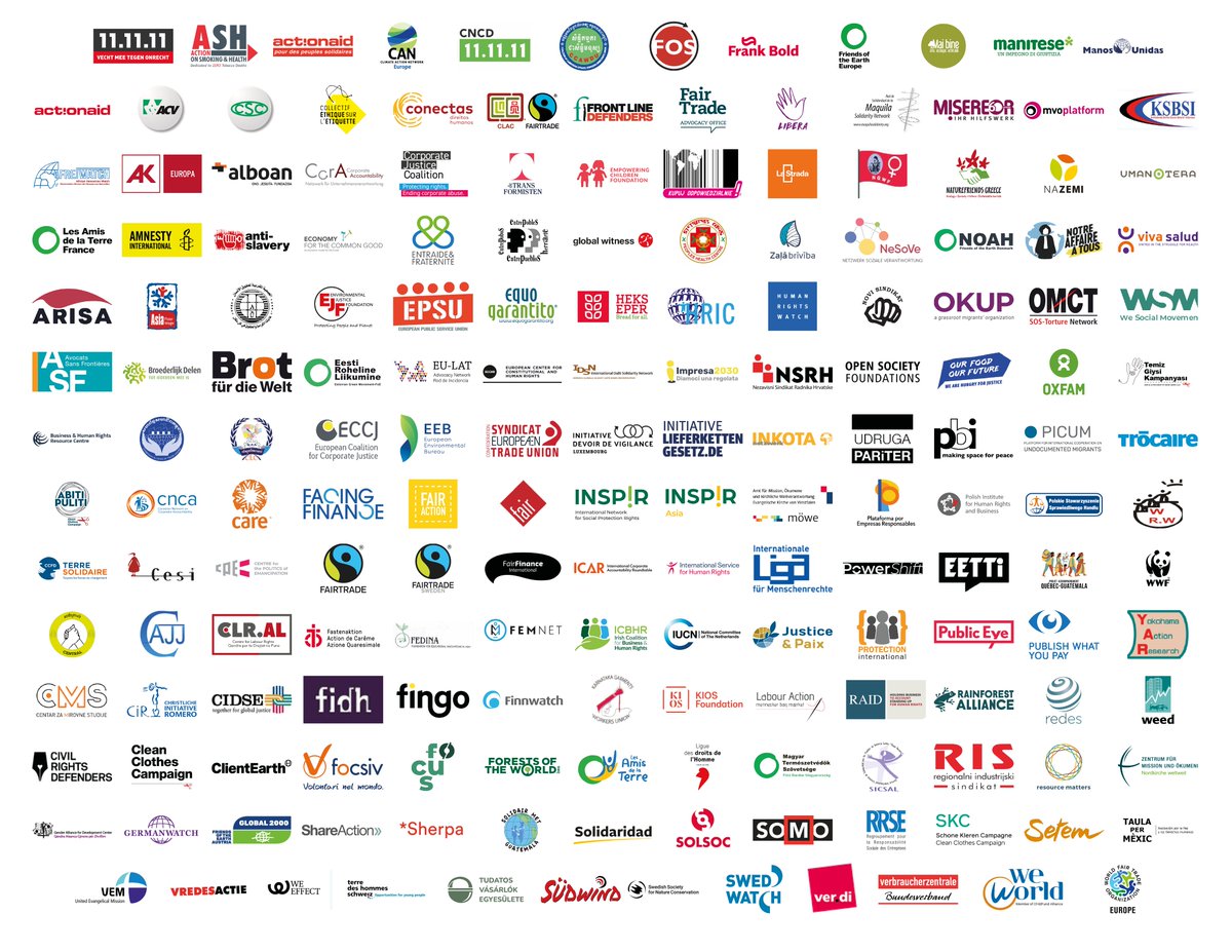 ECCJorg's tweet photo. BREAKING: Over 220 NGOs and trade unions call on the EU to strengthen the #CorporateSustainability due diligence proposal📢

Flaws in the text could put people, planet and climate at risk.

@Europarl_EN &amp; @EUCouncil must improve the proposal!

Statement: 
https://t.co/TLGefS8XG0 https://t.co/TTFtcwjv6L
