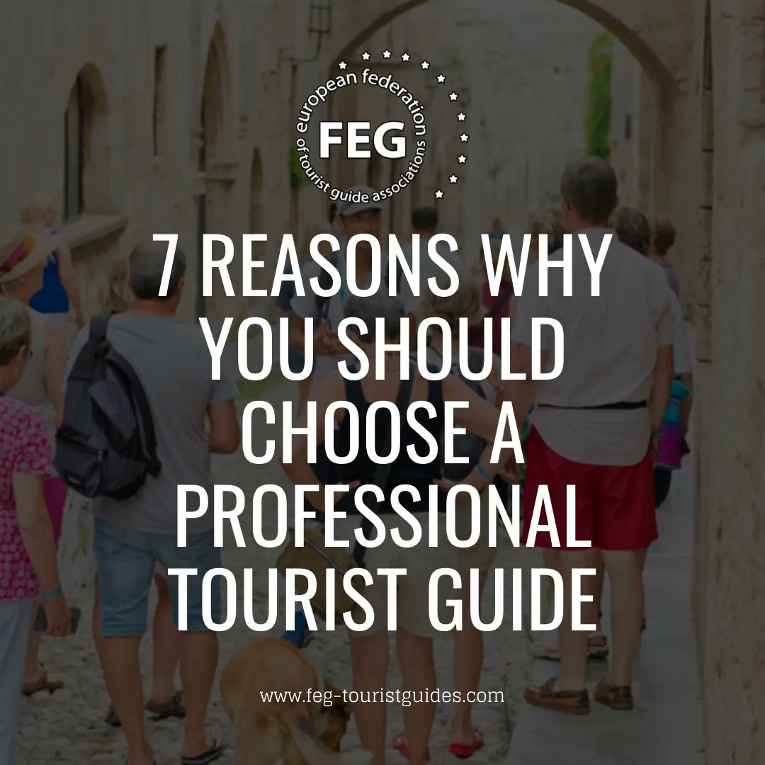 FEGTouristGuide's tweet photo. If you want to support the local economy, professionals and communities you can always trust your visit to a certified tourist guide of each area and city in Europe for local experiences. 
Here is why:

https://t.co/GHyu1AGeiC

#FEG_QualifiedTouristGuides #ReadyToGuide #Tourism https://t.co/wI127RkcTL