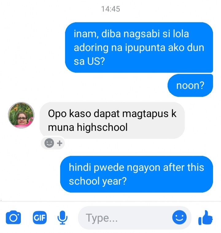 anjilalng2's tweet photo. @dumprabtawni just talked to my grandma, sayang di pa ako pwede, im still convincing her,wait ka lang atat na atat ka na ata, "now na." HAHAHAHHAAHHA https://t.co/dcXQVU7uDu