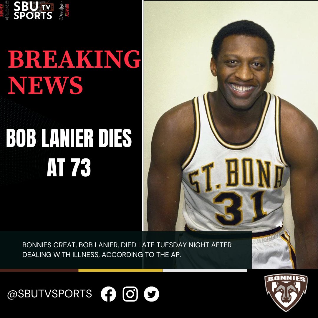 One of the best to ever wear the brown and white. RIP Bob Lanier 🙏
