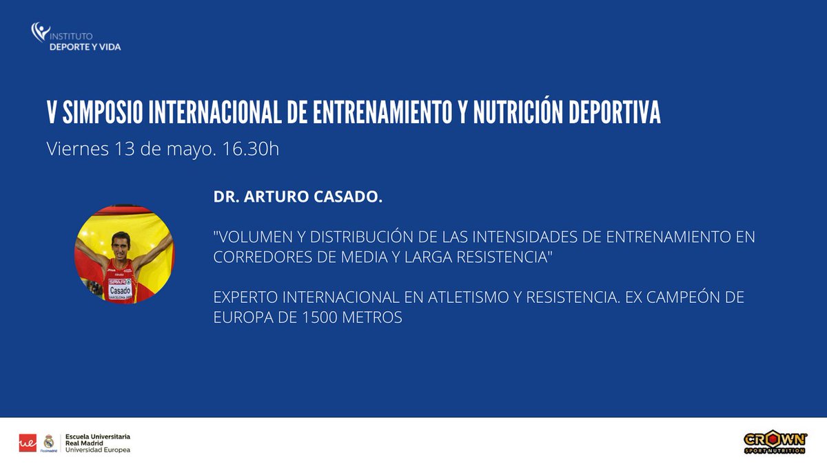 InsDeporteyVida's tweet photo. 🚨¡Mañana arrancamos!

V SIMPOSIO INTERNACIONAL DE ENTRENAMIENTO Y NUTRICIÓN 
@RealMadridUE
 
💰¡Totalmente GRATUITO!

🔴EN DIRECTO 

Con  
@jb_morin
 
@bonfanti_noelia
 
@MielgoAyuso
 
@ArturoCasadoAld
 
@AdamKelly07

👉Inscripciones aquí: https://t.co/FuHxIwHsqU https://t.co/1qdDa8Br3h
