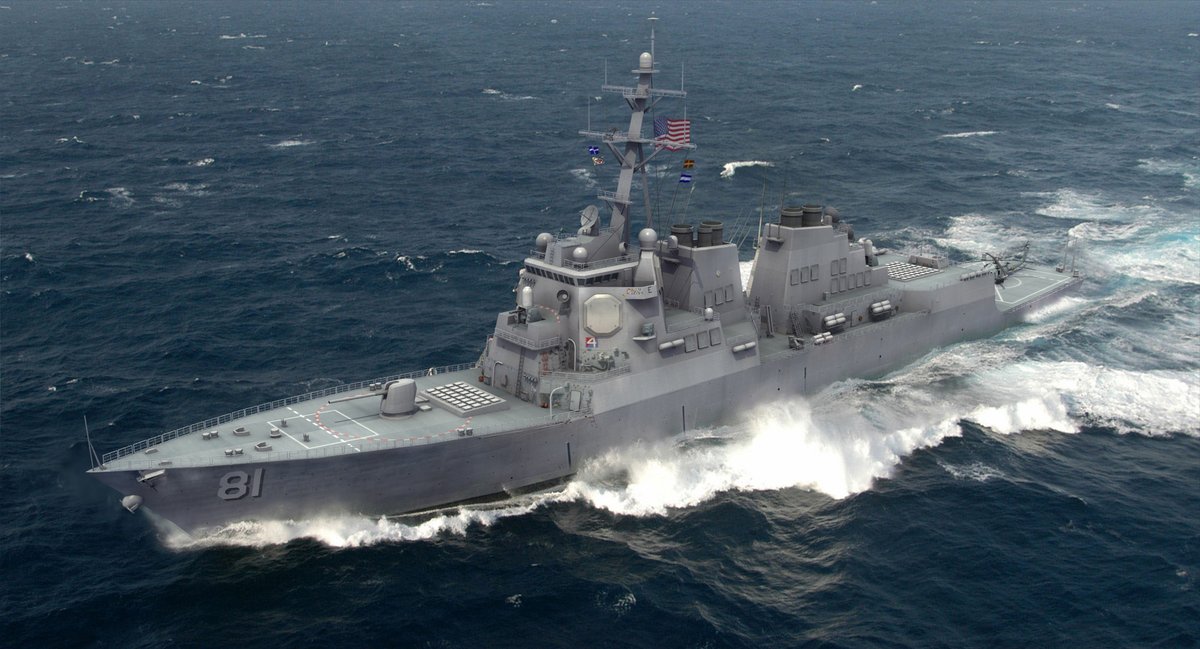 ES3D_Studios's tweet photo. Flight IIA 'Arleigh Burke Class' destroyer, US Navy (USS 'Winston S Churchill'). Part of a huge collection available from ES3DStudios. A wide range of other maritime models are also available for games and sims.
#Turbosquid #GameReady3D #Simulation 

https://t.co/hYs9iNZTtS https://t.co/0LAa2b3Fhe