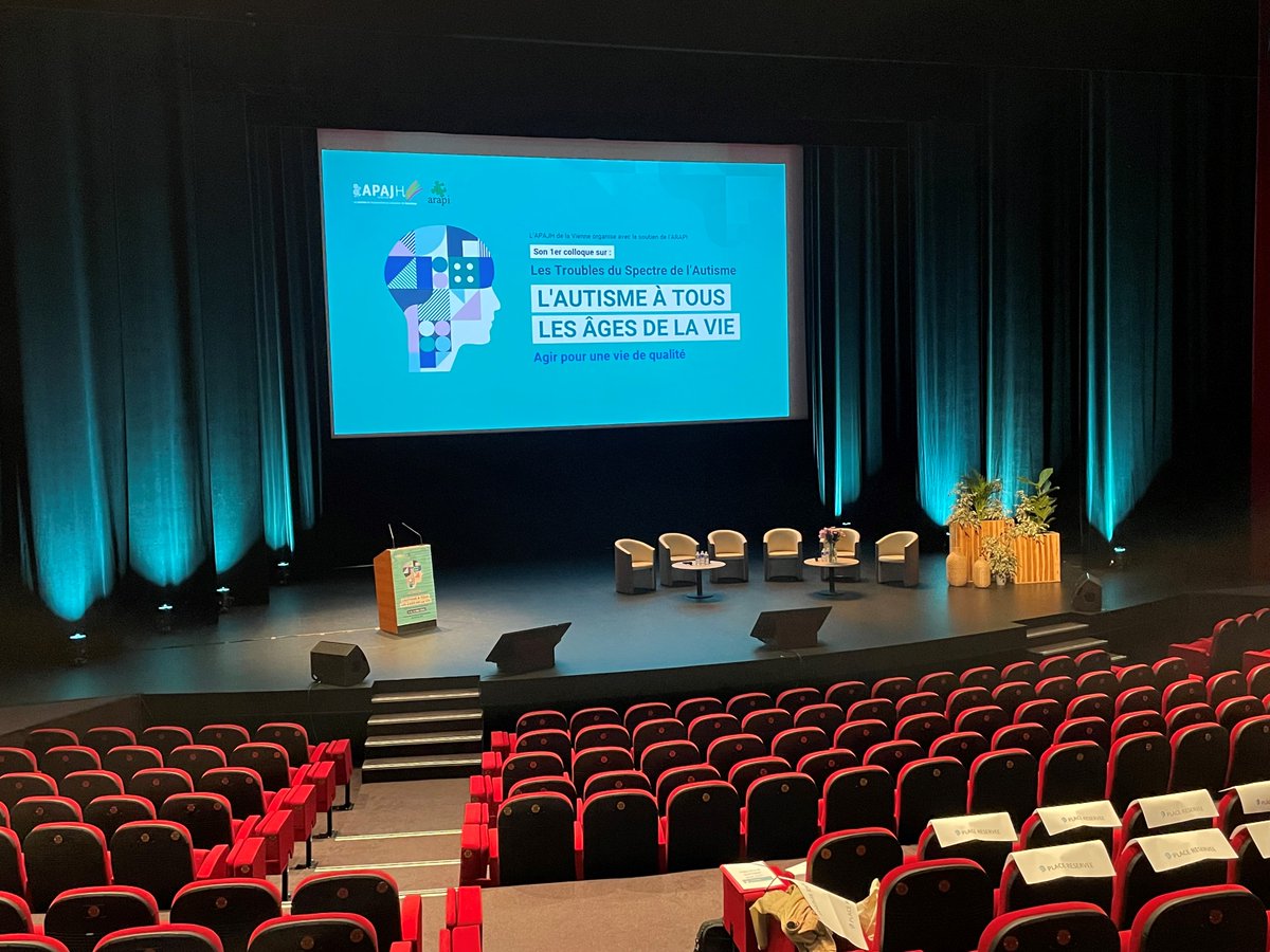 APAJH's tweet photo. 📌Mercredi 11 et jeudi 12 mai à Poitiers. Grand colloque "L'#autisme à tous les âges de la vie" organisé par l'#APAJH de la Vienne et l'#Arapi
https://t.co/jVi2bqv0jz https://t.co/V73DLUFGUn