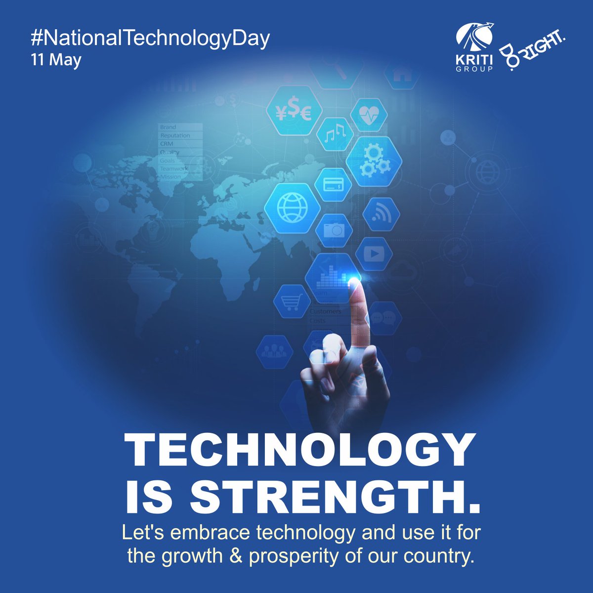 KritiGroupIndia's tweet photo. Technology can drive us into a better and more sustainable future. 
#NationalTechnology2022 

__

#Technology #TechnologyDay #Scientist #Innovation #KritiIndia #KritiIndustries #KritiGroup #KastaPipesAndFittings #KritiRefinedOil https://t.co/0XldEUjbyd