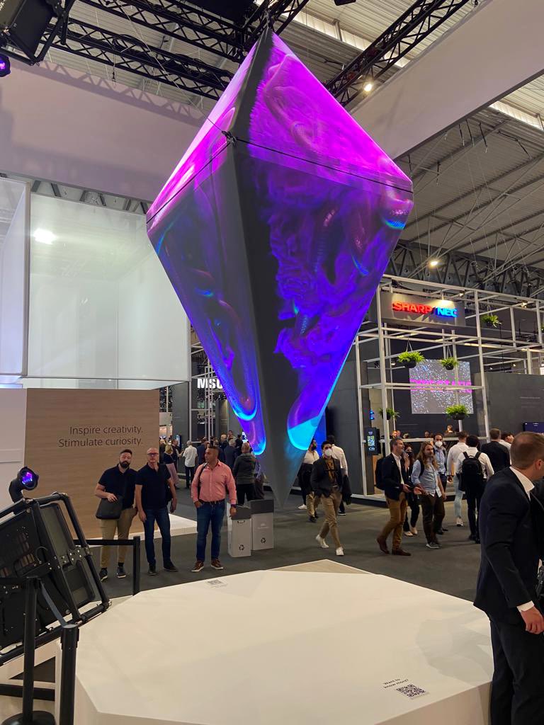 TwistedPairLtd's tweet photo. From #ProjectMapping to #8K displays, day 1 didn’t disappoint at @ISE_show.
We’re always looking for ways to break new ground. That’s why our team are at #ISE, scoping out new products to boost our innovation for future projects. Stay tuned for more highlights at #ISE2022 https://t.co/MTXrYlCxEq