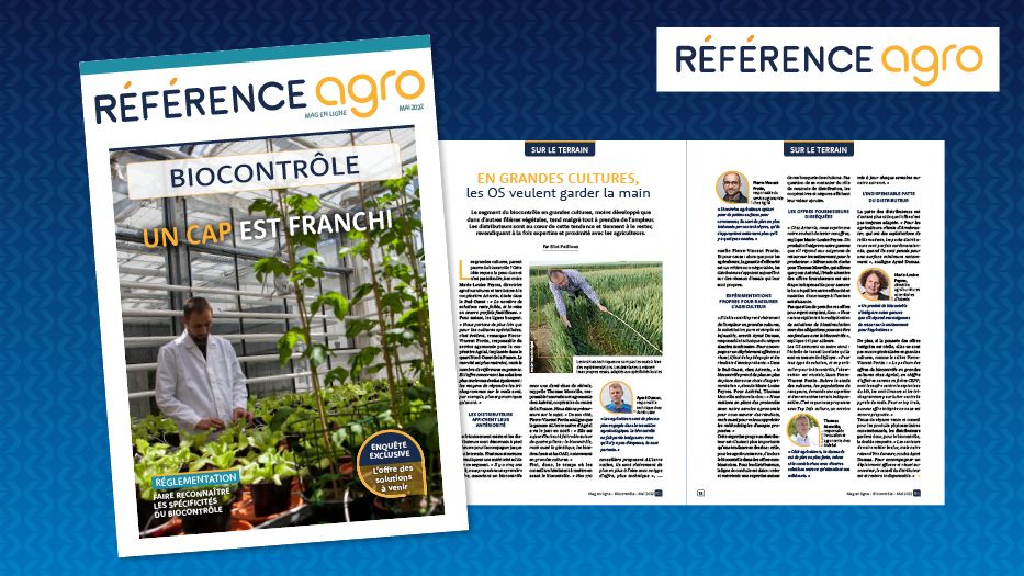 _AXEREAL's tweet photo. [Transition agricole et alimentaire] – 🌱Dans Référence Agro, Thomas Monville, responsable #innovation et #agronomie chez #AXEREAL , s’exprime sur la contribution du biocontrôle dans le cadre d’une protection des cultures combinée.

⬇️Dossier complet : 
https://t.co/tu7zHfGSQl https://t.co/OGpUFasiN1