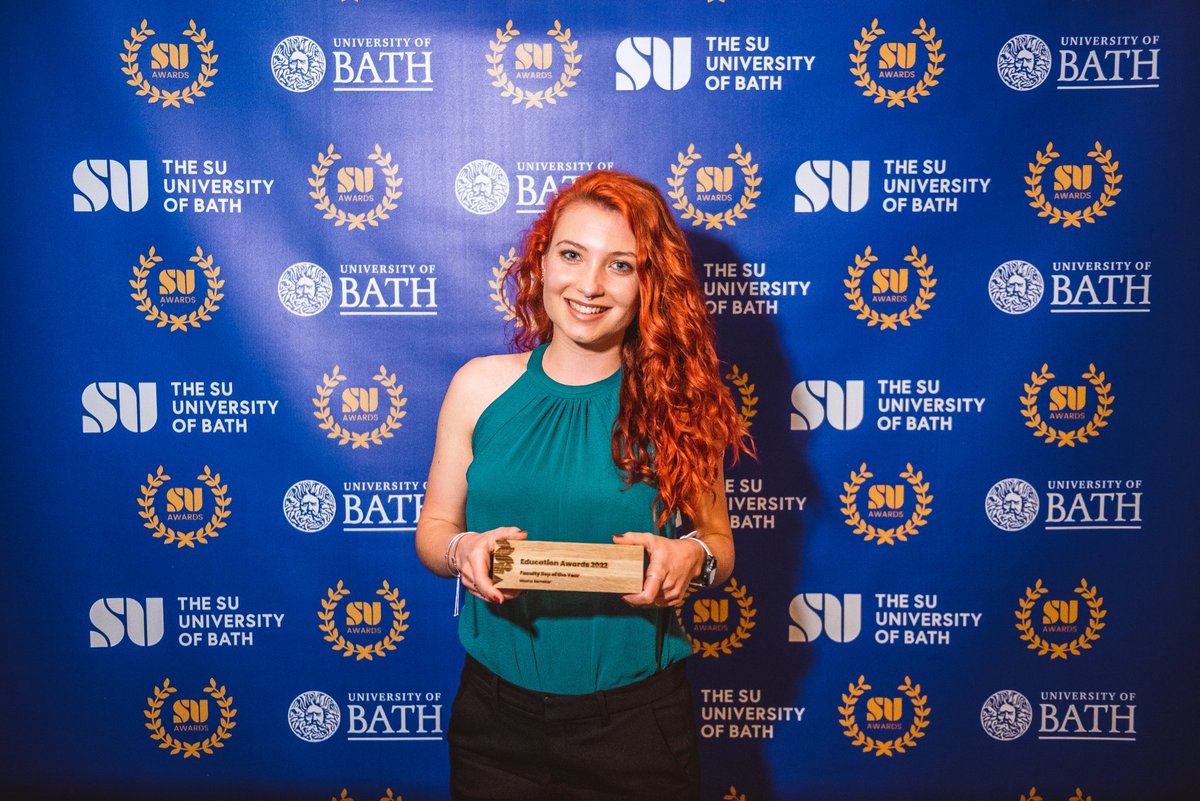 MashaRemskar's tweet photo. ⚠️ Brag alert: I'm an award-winner! 🏆

Gratified and humbled to have my efforts over the past 2+ years recognised with the 'Faculty Rep of the Year' award at Friday's @thesubath Education Awards!

Shoutout to the remarkable colleagues I get to work with @SUBathPG @DoctoralBath https://t.co/nCHWzOs4eI